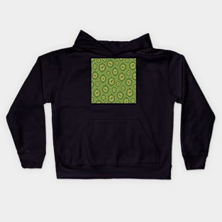 Green Crow Cameo Kids Hoodie